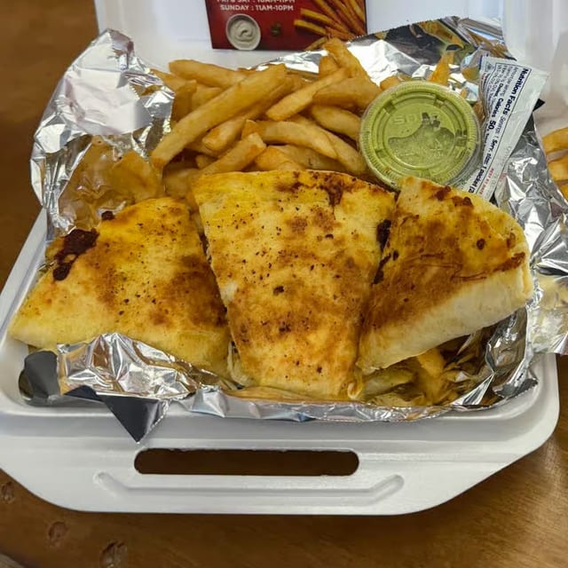 Quesadilla Beef or Chicken.
