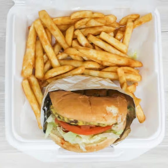 1/4 Lb Cheeseburger.
