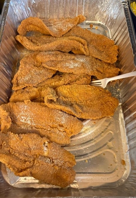 Catfish Fillet, Tilapia, or Jack.