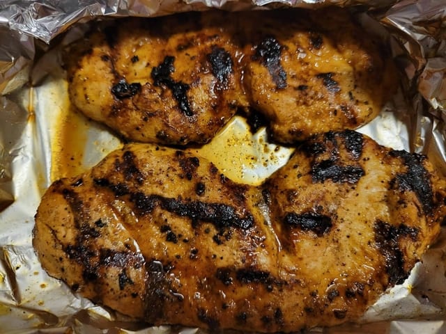 Grilled Chicken Dinner.